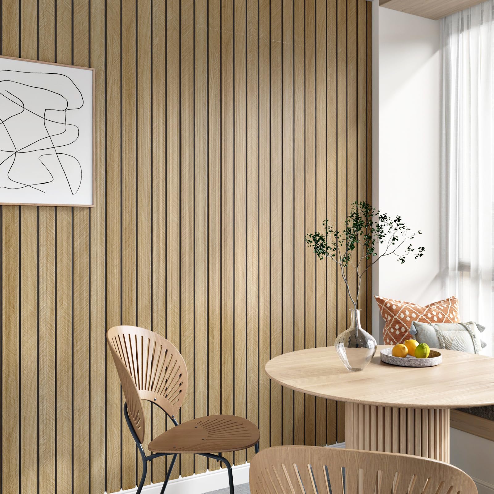 STICKEEP 3D texture adds dramatic surface interest for bedrooms
