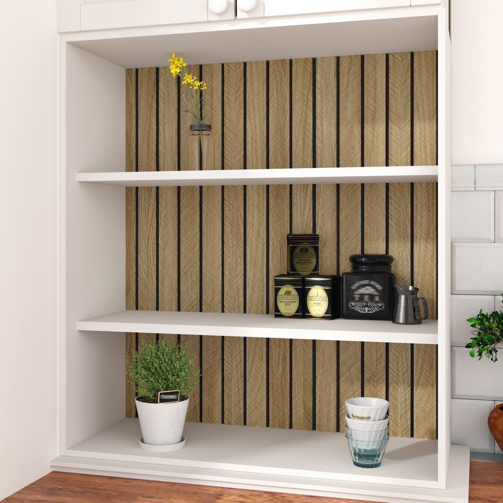 STICKEEP wood wall panels are easy to wipe clean