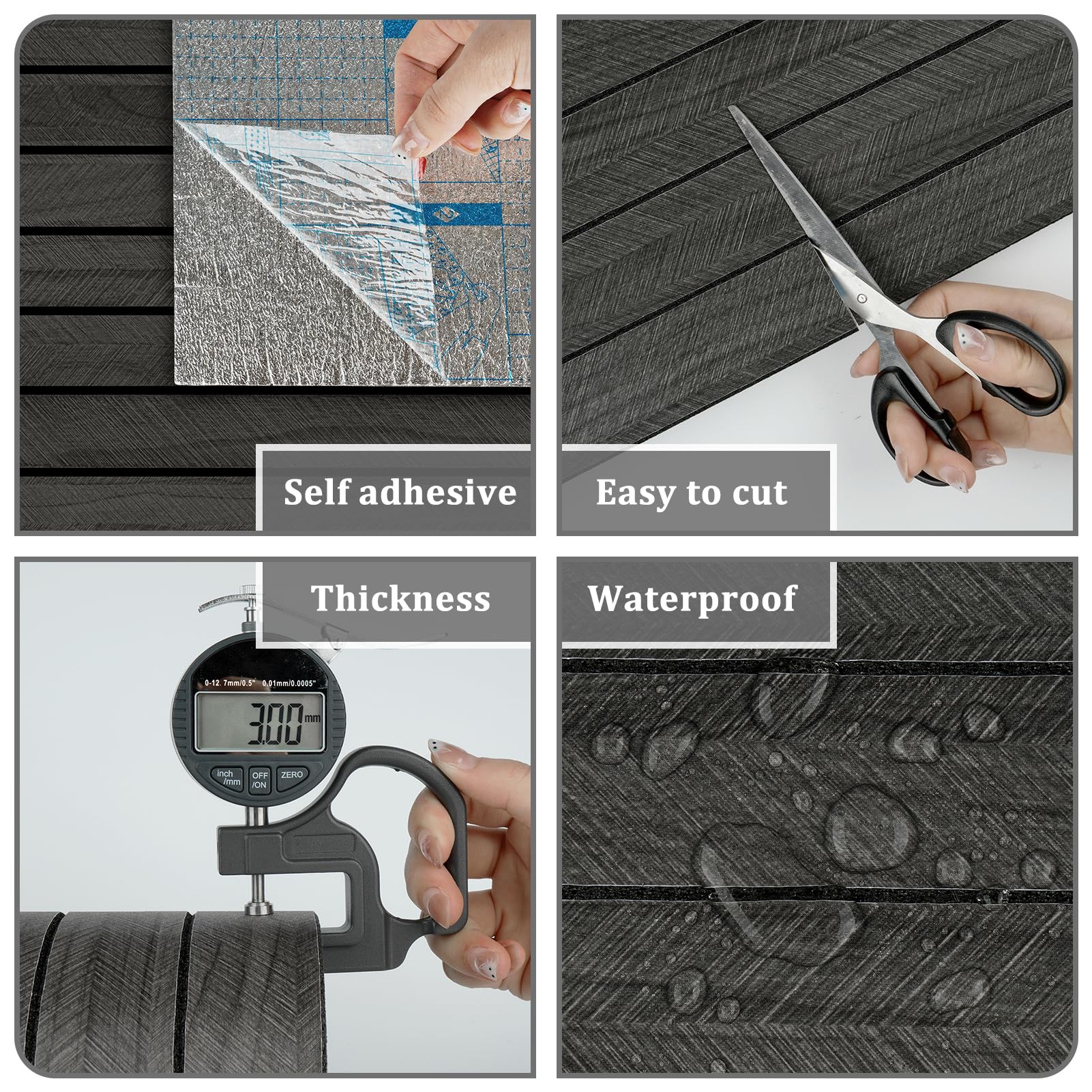 STICKEEP scratch-resistant wood panel ensures durability