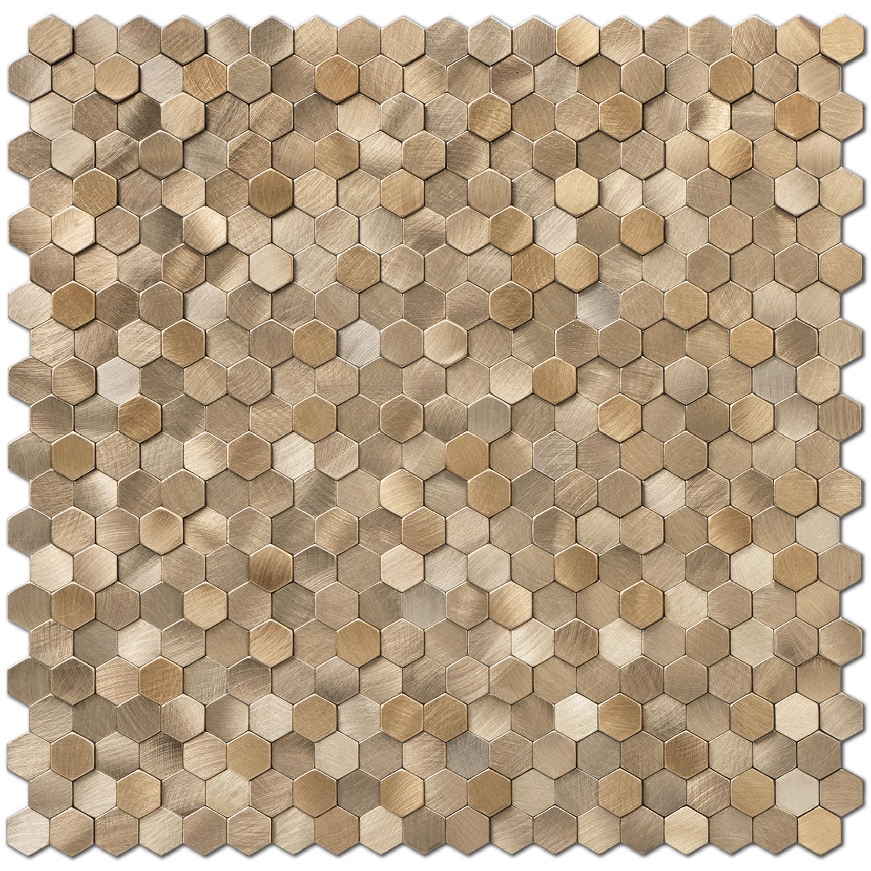 STICKGOO 3D hexagon mosaic tile offers stylish walls and durable easy-to-clean backsplashes.