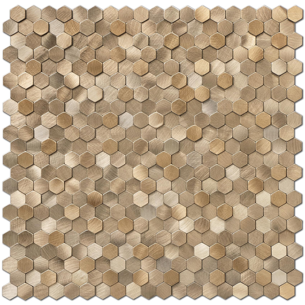 STICKGOO 3D hexagon mosaic tile offers stylish walls and durable easy-to-clean backsplashes.