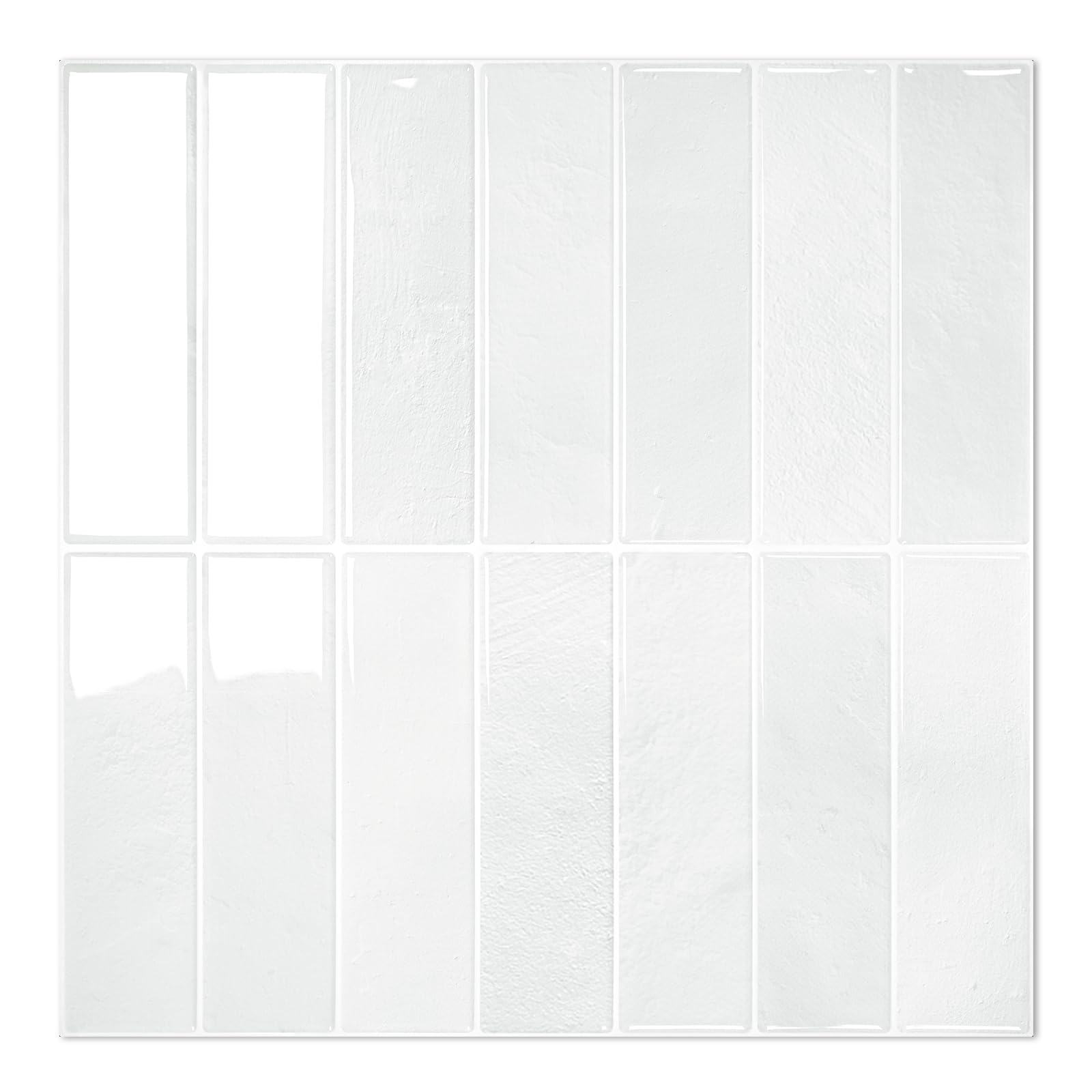 STICKGOO 10-sheet peel and stick backsplash tiles ready for DIY installation.