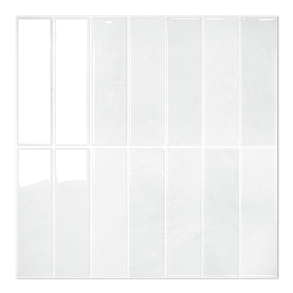 STICKGOO 10-sheet peel and stick backsplash tiles ready for DIY installation.