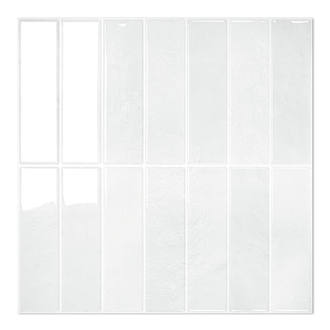 STICKGOO 10-sheet peel and stick backsplash tiles ready for DIY installation.