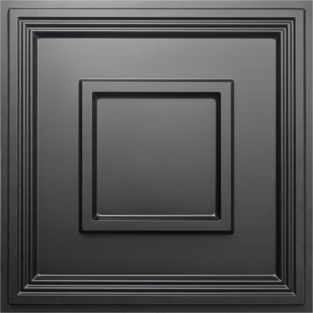 STICKGOO black drop ceiling tile 24x24; quick, cohesive upgrades.
