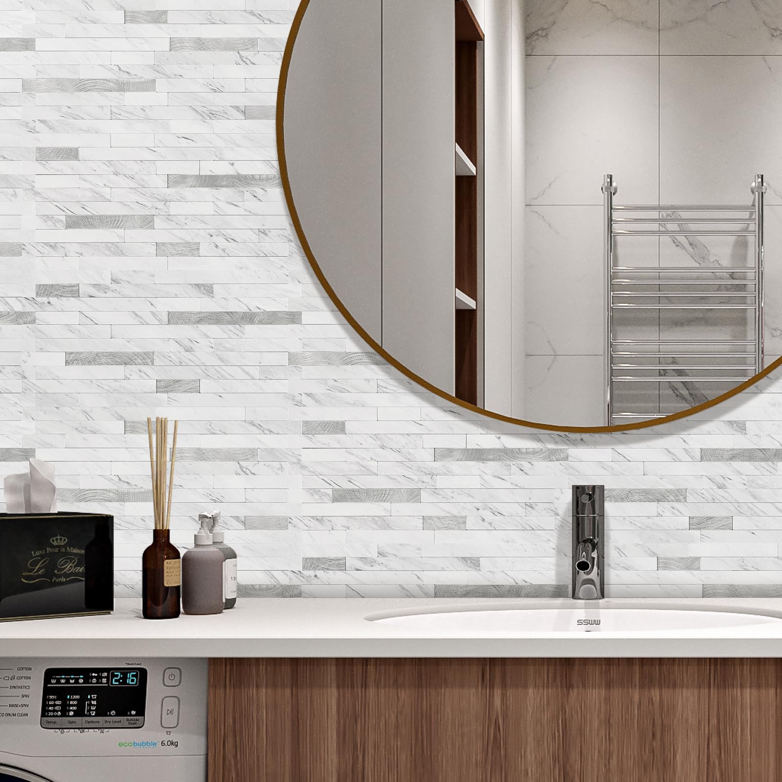 STICKGOO DIY installation peel-and-stick tiles for a fast refresh