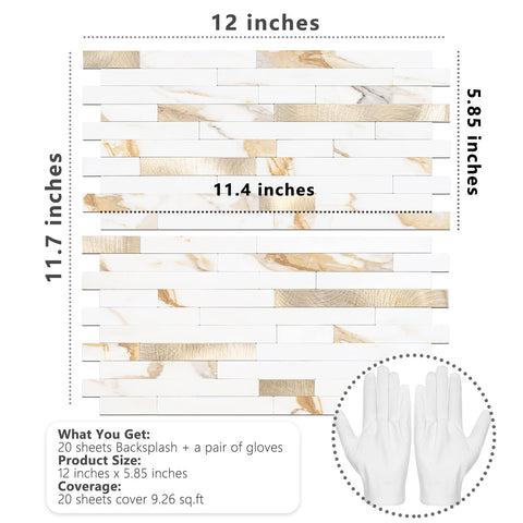 STICKGOO easy-cut tiles customize any space with a utility knife.