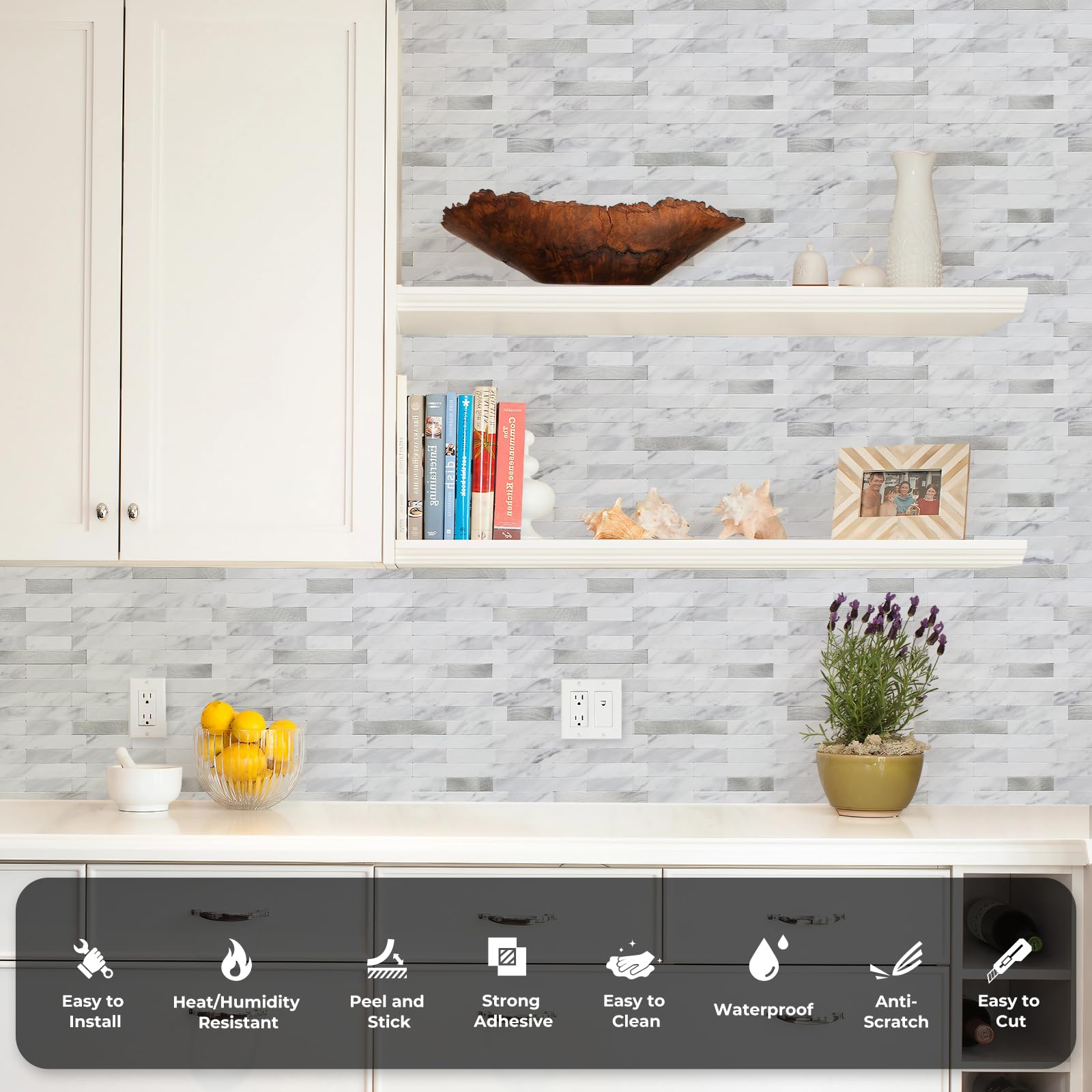 STICKGOO peel-and-stick installation with interlocking tiles for a mess-free DIY update