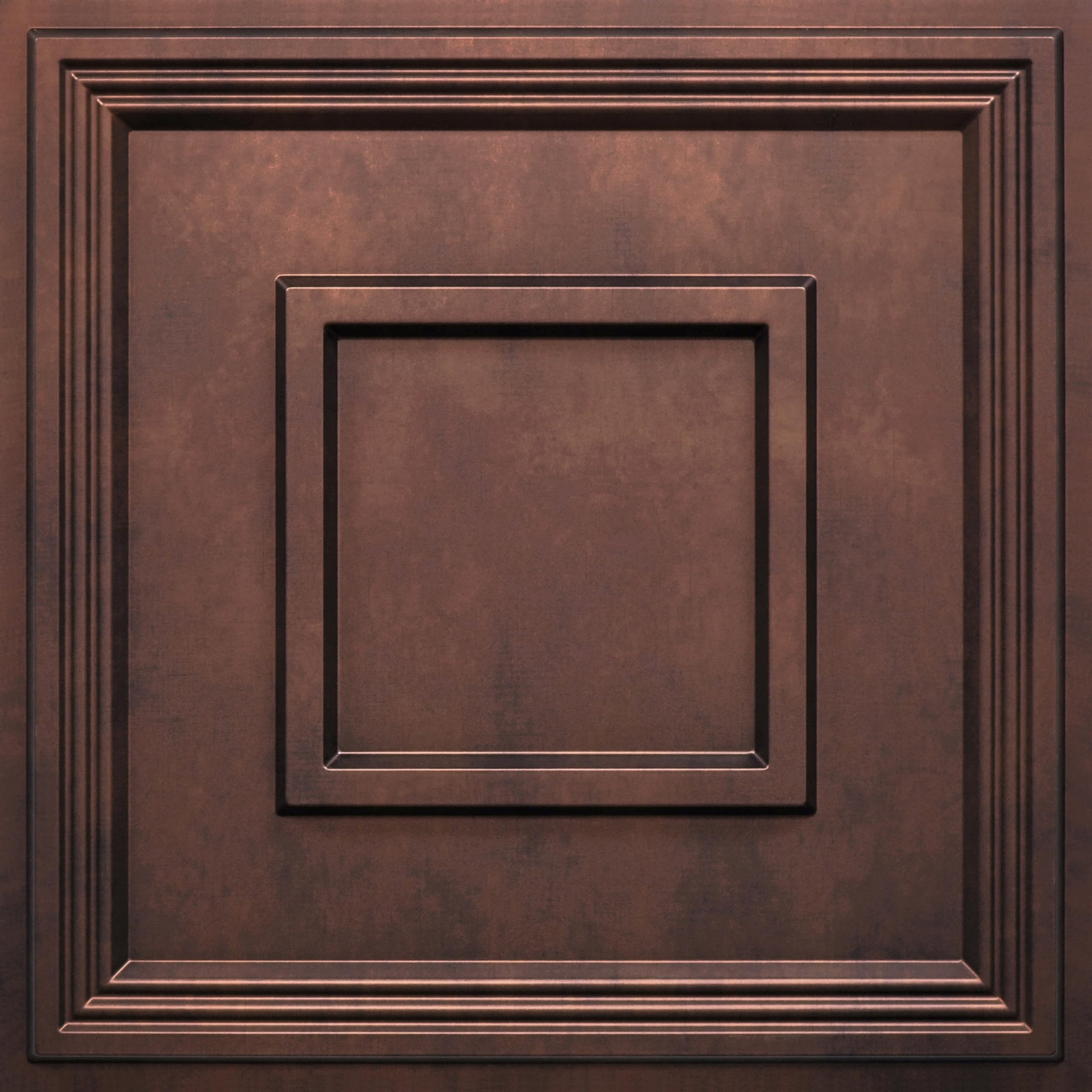 STICKGOO Glue Up Ceiling Tile antique copper 24x24 enhancing ceiling texture