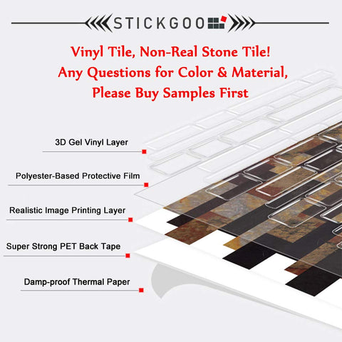 stickgoo strong adhesive back enables firm sticking to smooth walls.