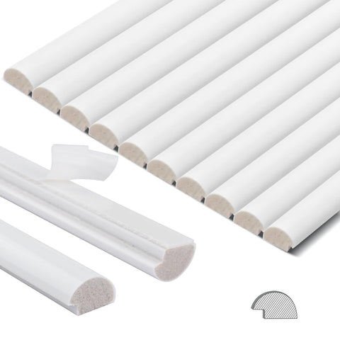 STICKGOO tile edge trim with groove design for a seamless edge.