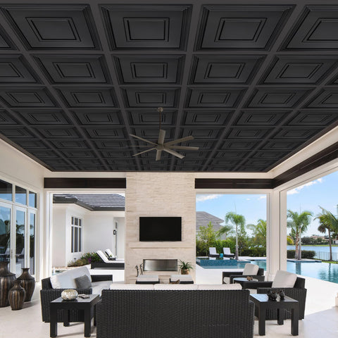 STICKGOO versatile tiles elevate interiors with texture.