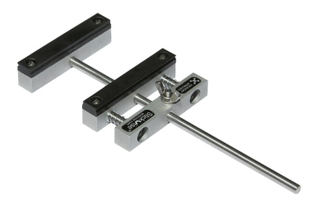 Stickvise PCB Vise with nylon jaws holds boards flat for stable soldering