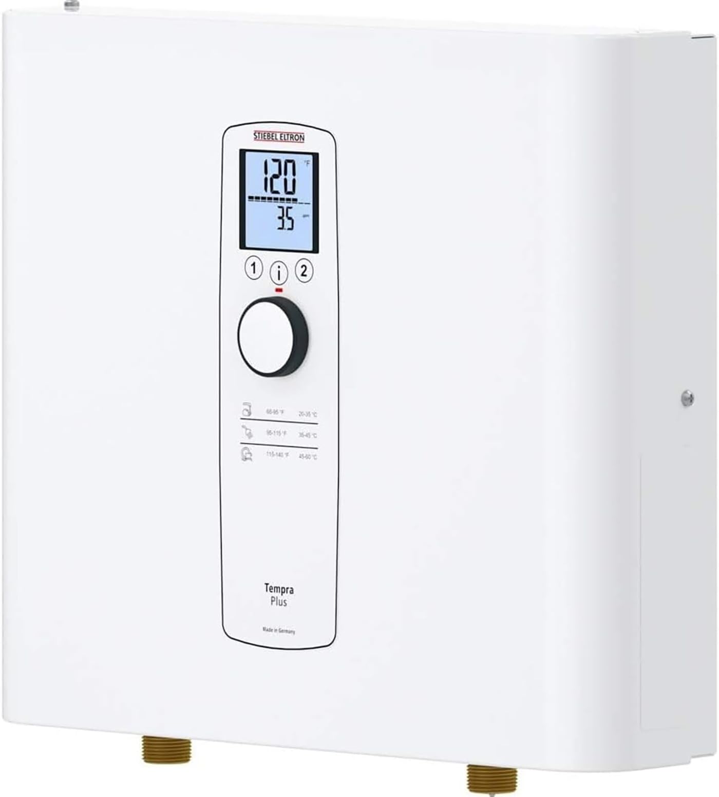 Stiebel Eltron Tempra 29 Plus wall-mount installation with wiring details
