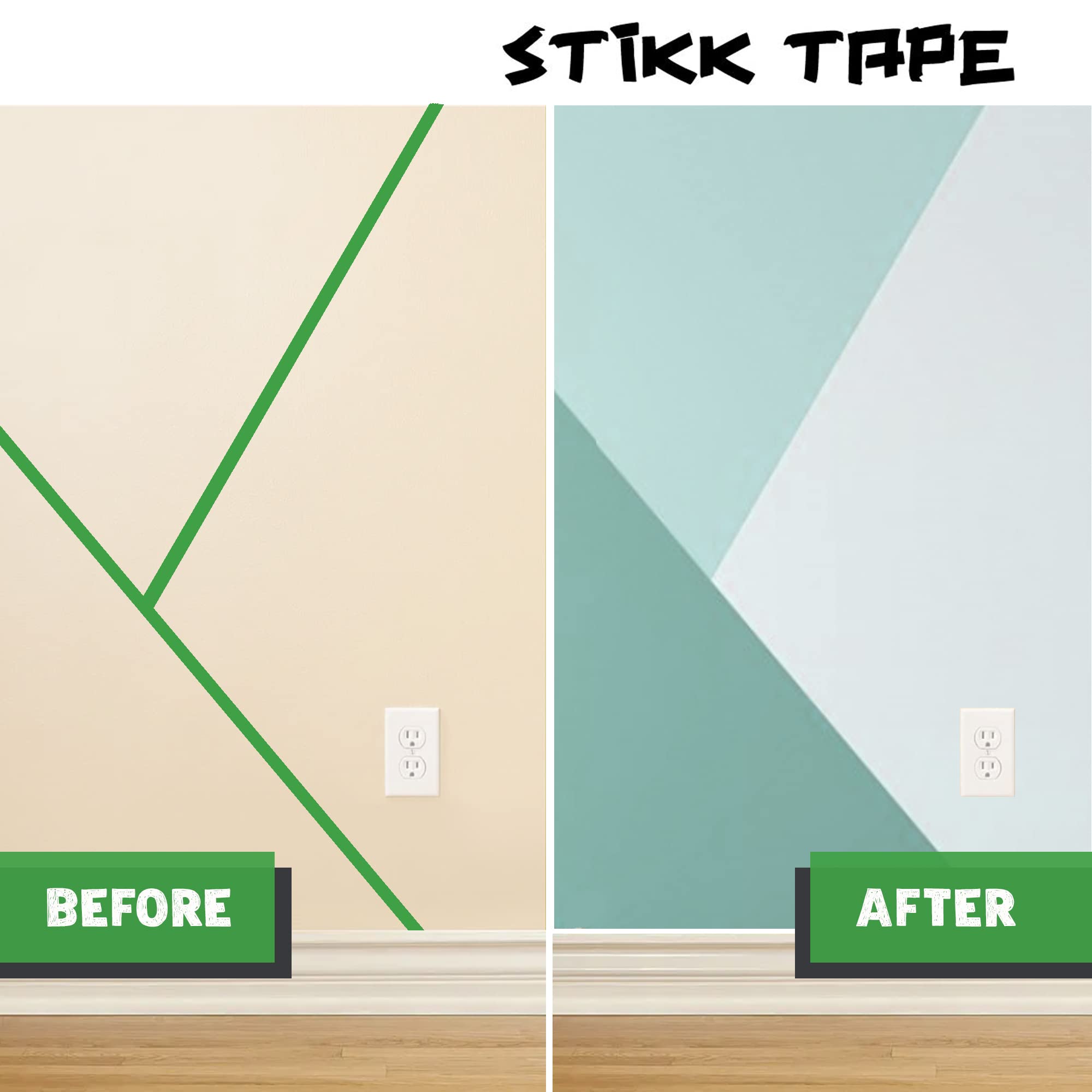STIKK Painters Tape protects floors and furniture