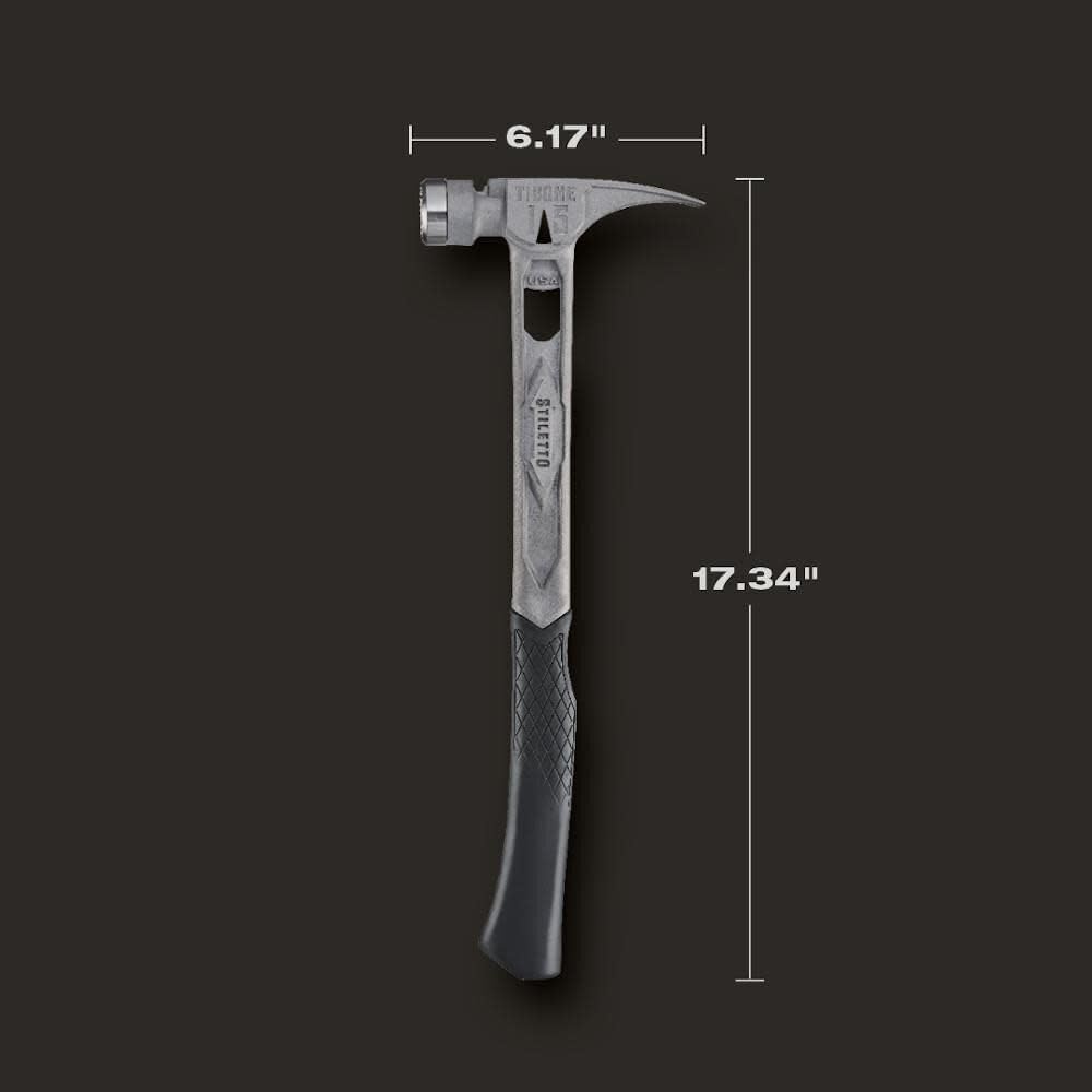 Stiletto TiBone replaceable grip and face extend tool life