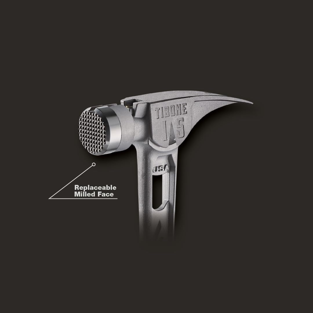 Stiletto TiBone straight claw fits 8D-16D nails for prying