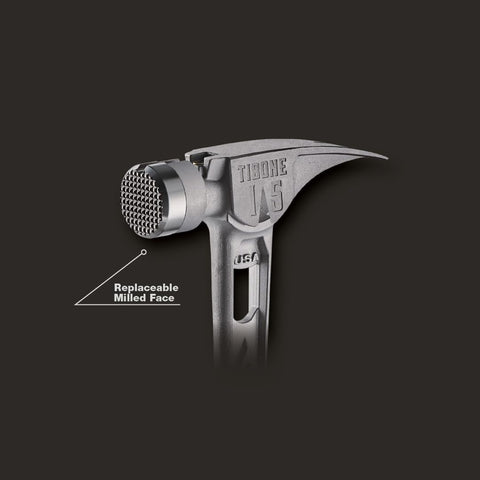 Stiletto TiBone straight claw fits 8D-16D nails for prying