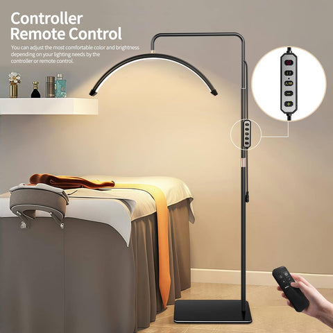 Stjiatu Lash Light sturdy base complements professional salon decor.