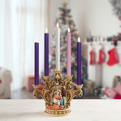 Stmarry 3D flame candles with black wick resemble real candlelight.