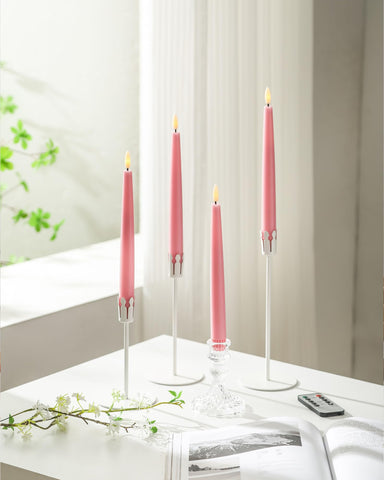 Stmarry warm white flicker creates intimate dining ambiance.