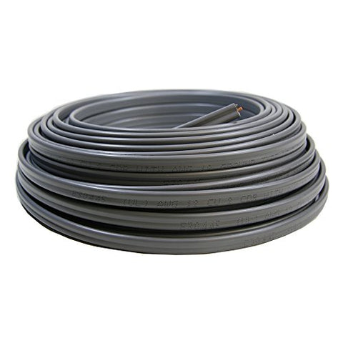 Stock Wire sunlight-resistant PVC jacket protects outdoor runs.