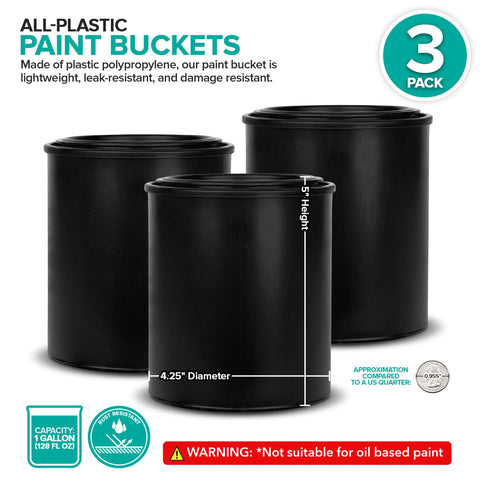 Stock Your Home bucket showing Triple Lock airtight seal; secure lid with audible click.