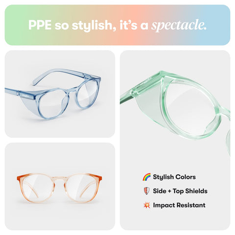 Stoggles scratch and shatter-proof lenses maintain crystal clarity.