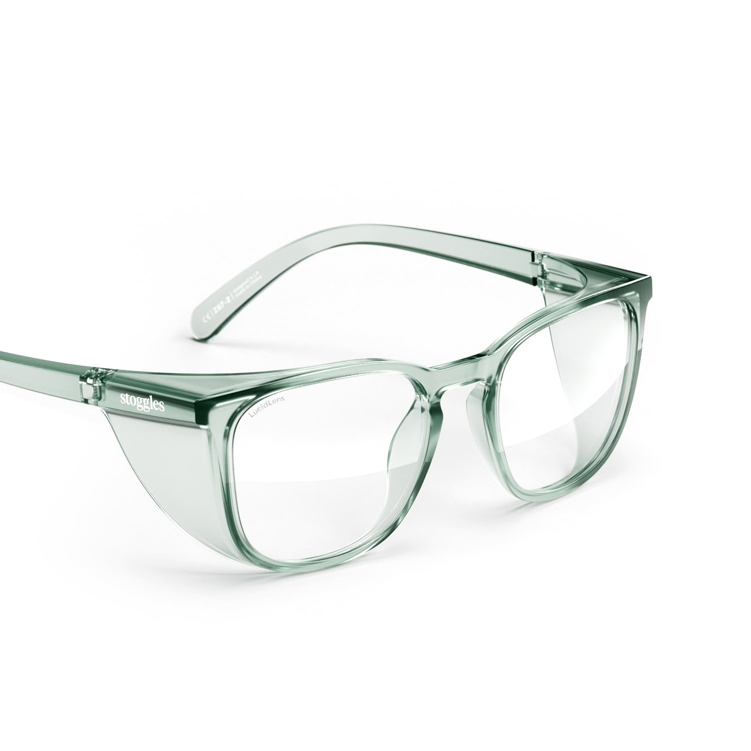 Stoggles Square frame close-up showing protective design for daily tasks.