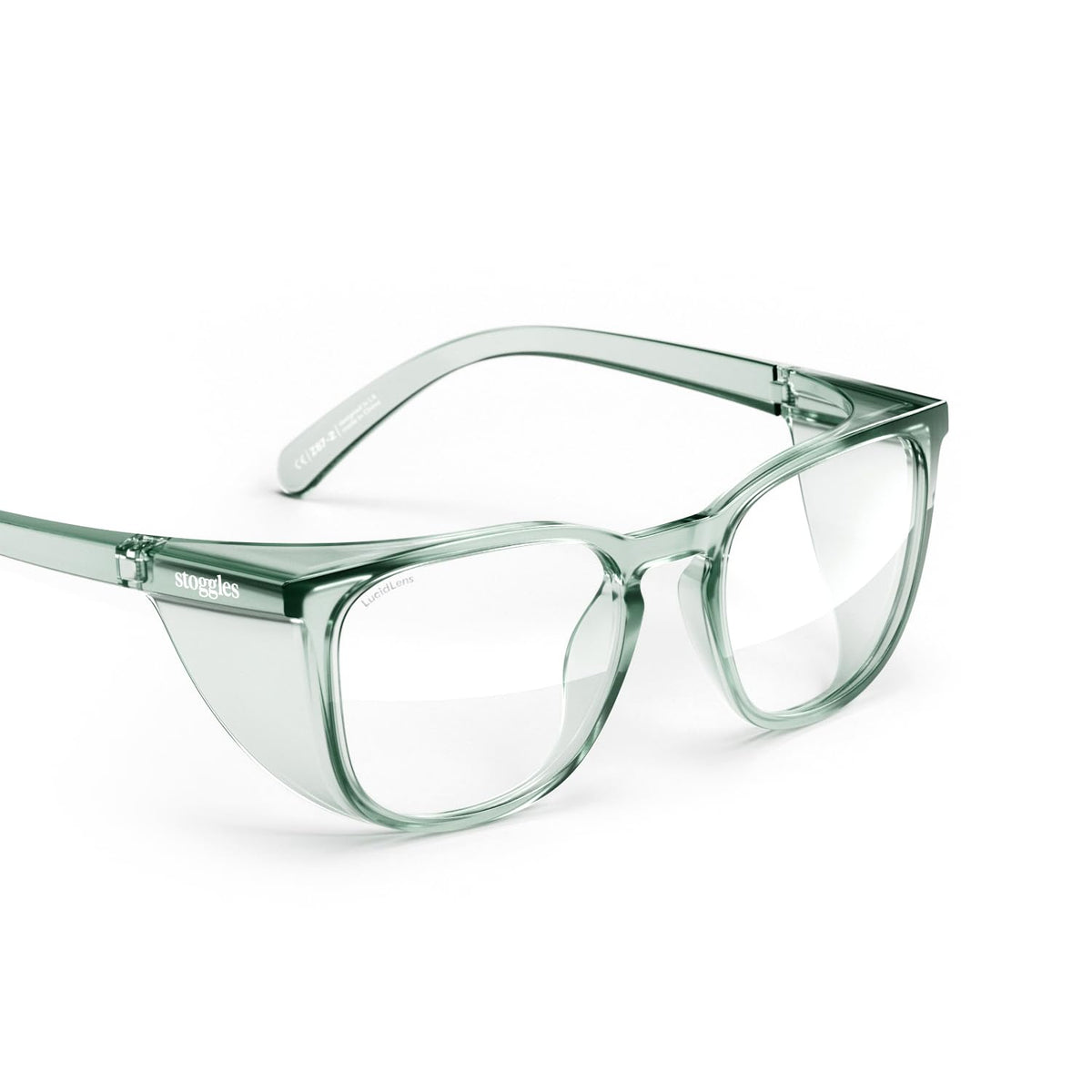 Stoggles Square frame close-up showing protective design for daily tasks.