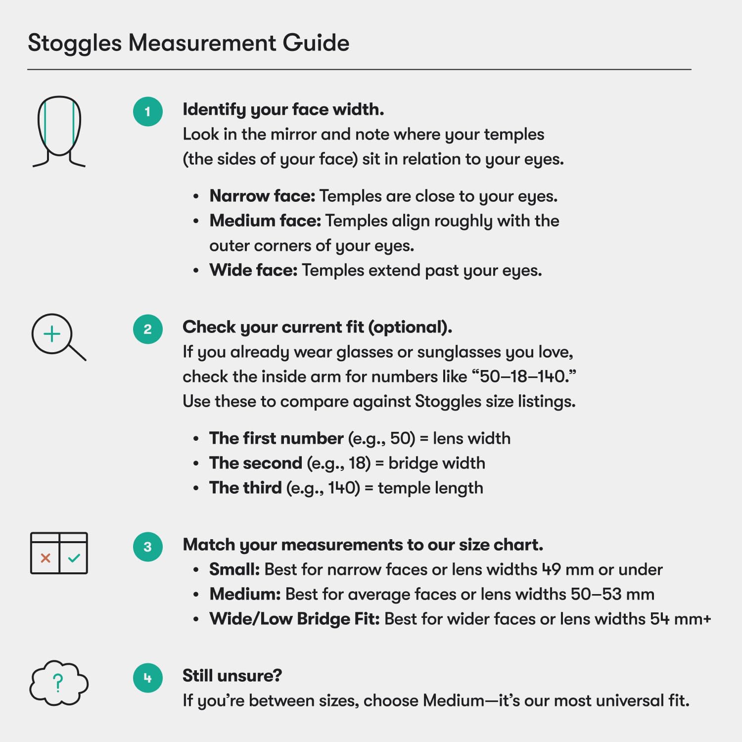 Stoggles UV protection lenses illustrated for outdoor use.
