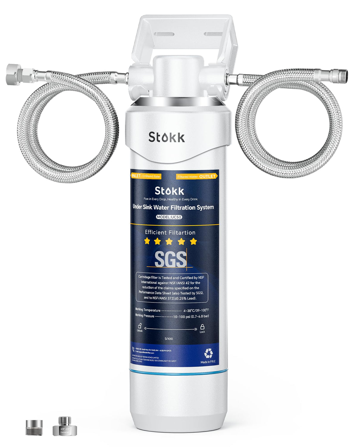 Stokk UC50 under-sink filter housing for cleaner-tasting tap water
