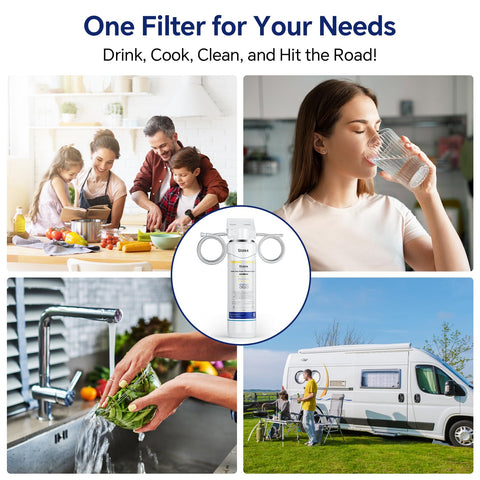 Stokk UR30 certified to NSF/ANSI 42 & 372 with BPA-free construction.