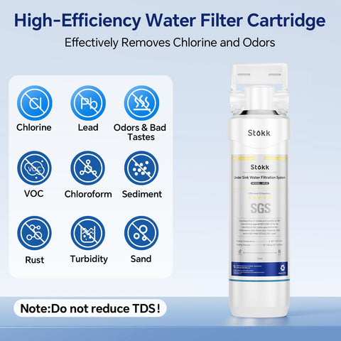 Stokk UR30 shows 1.6 gpm flow for quick refills and faster glass fills.