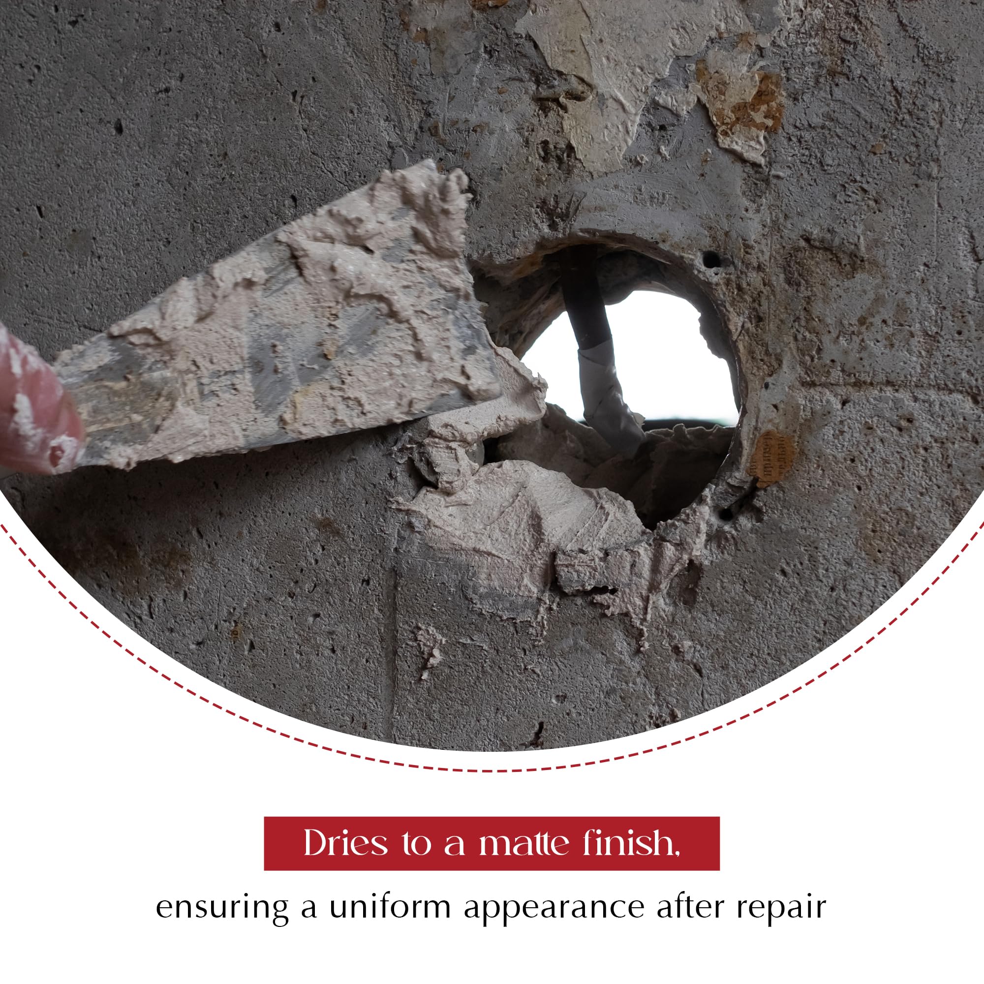 StonePro Traverfill improves cleaning by sealing repaired areas against dirt.
