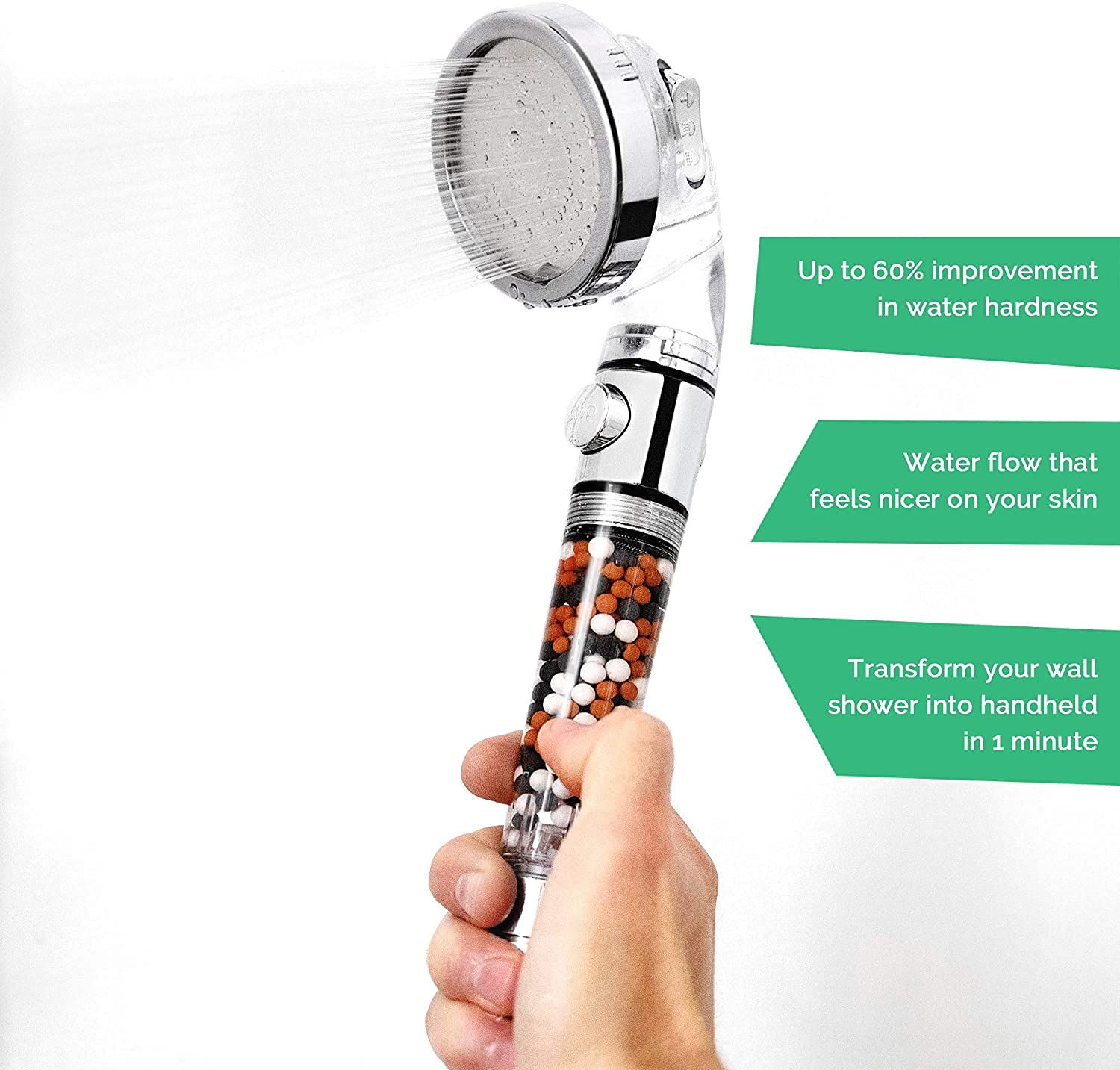 Easy installation on any standard hose with StoneStream Original