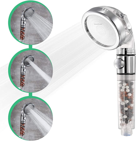 StoneStream Original filtered shower head with wide spray view for spa-like comfort