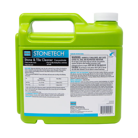 StoneTech cleaner on countertops keeps kitchen surfaces bright and protected.