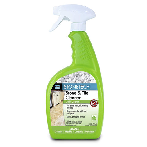 StoneTech Daily Cleaner spray bottle for everyday cleaning of stone and tile surfaces, easy maintenance.