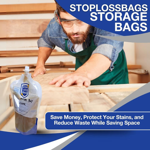 StopLossBags 1-liter bag-qt supports volume control and minimal waste.