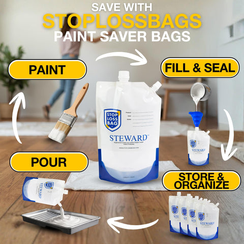 StopLossBags paint bag sealed airtight freshness for storage