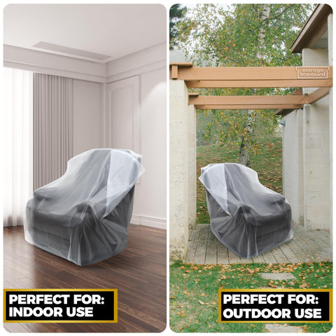 Storage Standard indoor-outdoor use keeps patio furniture protected year-round