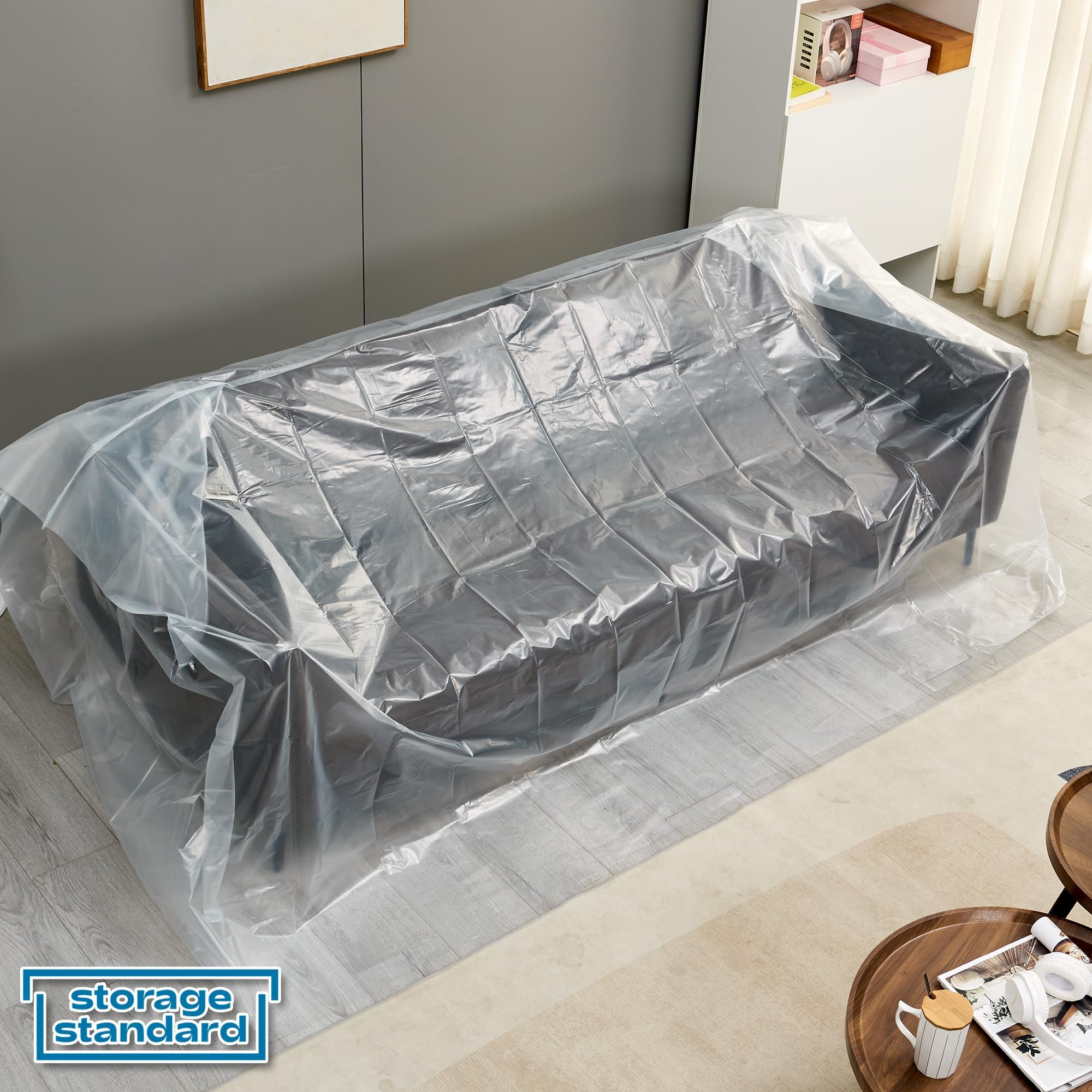Storage Standard reusable protective bag for home or shop renovations.