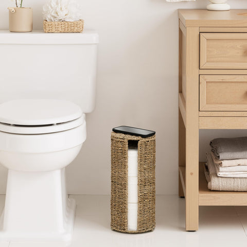 StorageWorks lid and shelf provide within-reach storage for phone or wipes