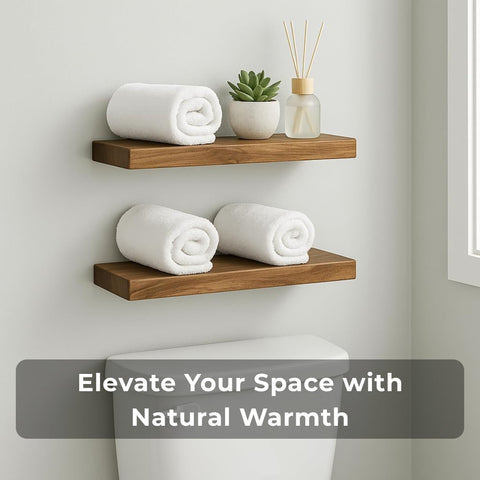 Store Indya rustic industrial shelves pair with farmhouse decor ideas