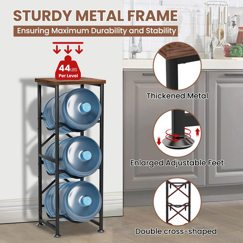 Storenization rustic top shelf close-up with farmhouse charm