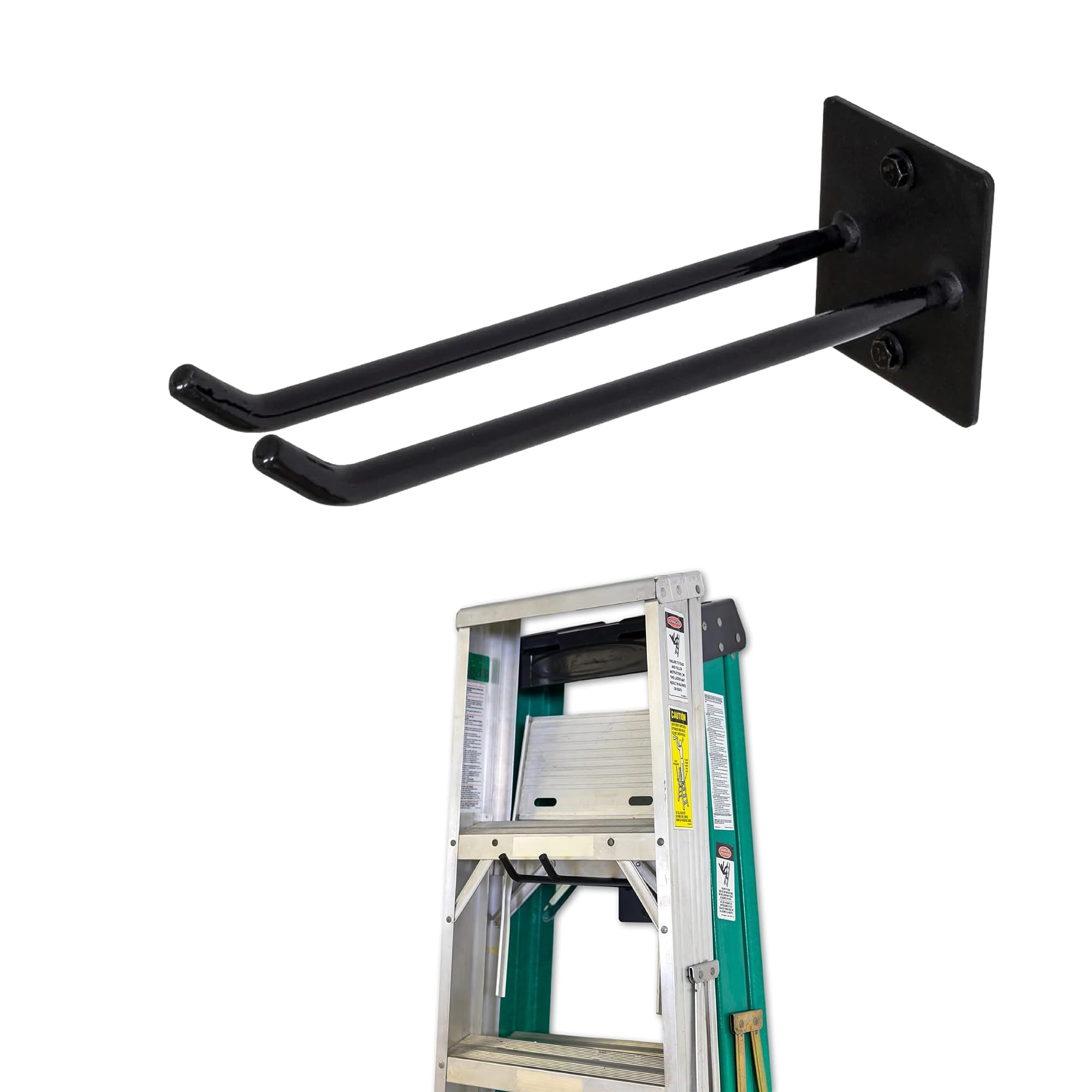 StoreYourBoard ladder hook wall mount secures ladders and reduces clutter.