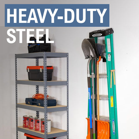 StoreYourBoard steel powder-coated construction resists rust for long-term use.