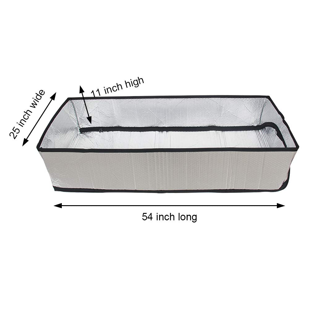 Storystore attic door insulation cover aluminum-bubble insulation blocks heat transfer year round.
