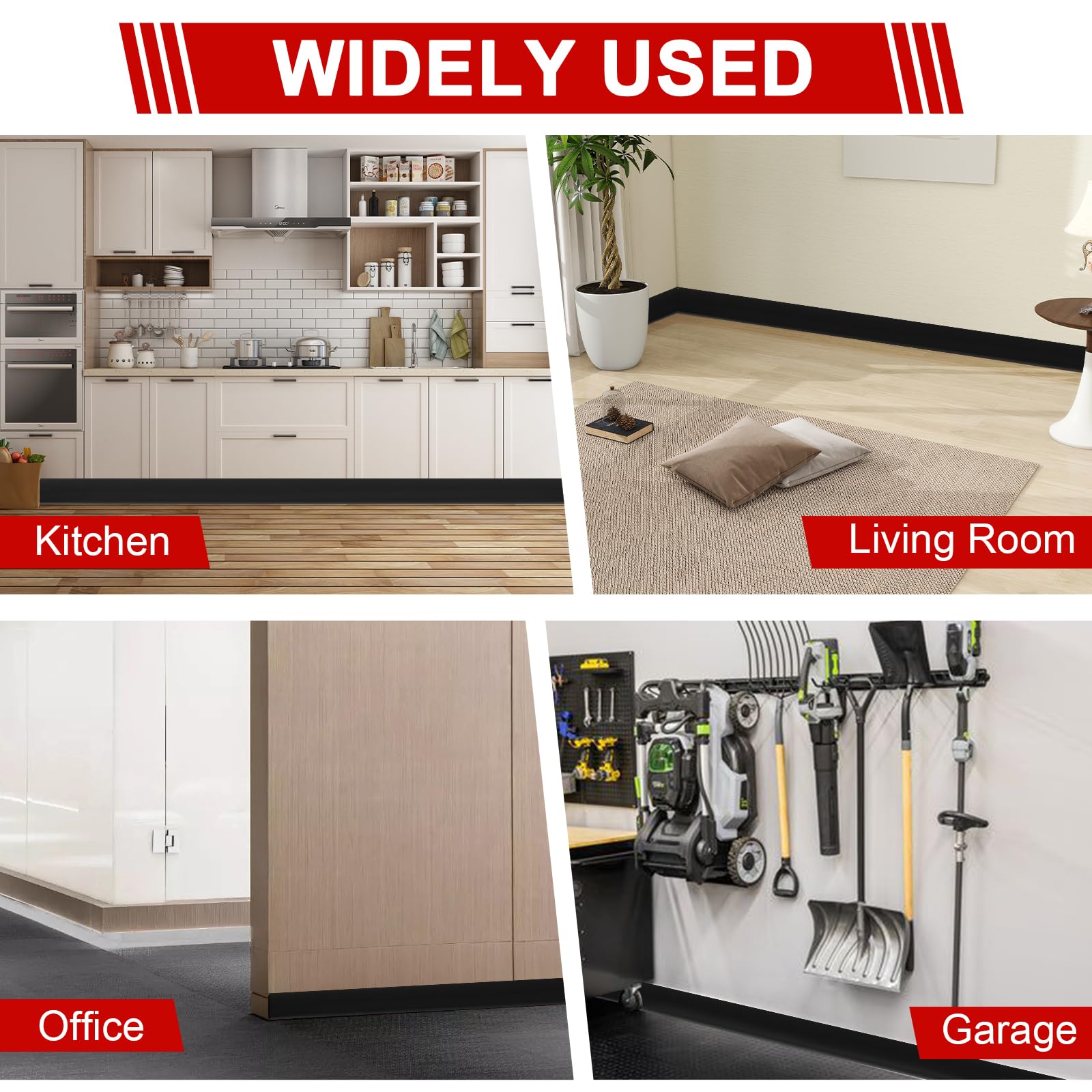 Storystore baseboard remains flexible and durable through daily use.